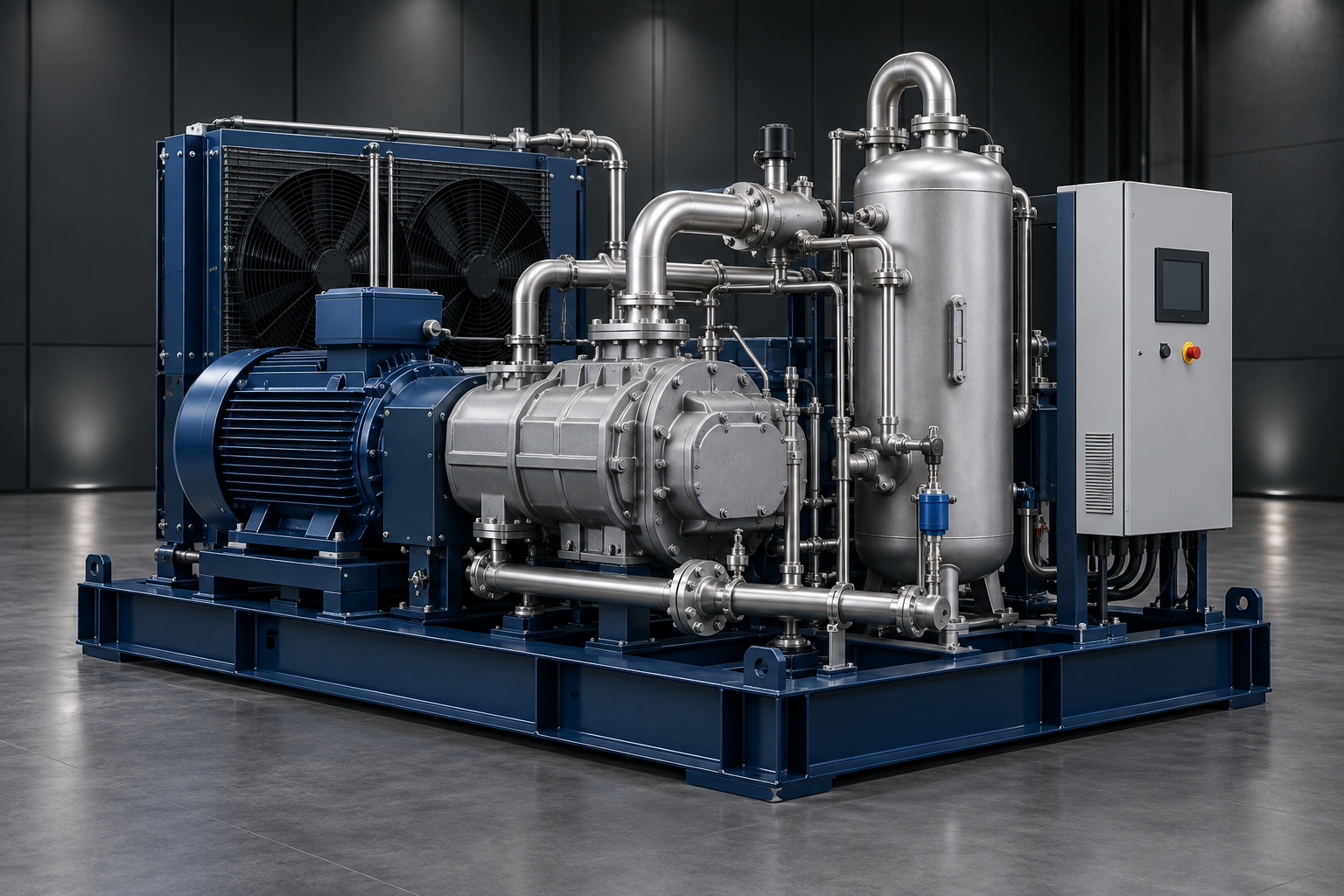 Oil-Injected Screw Compressor